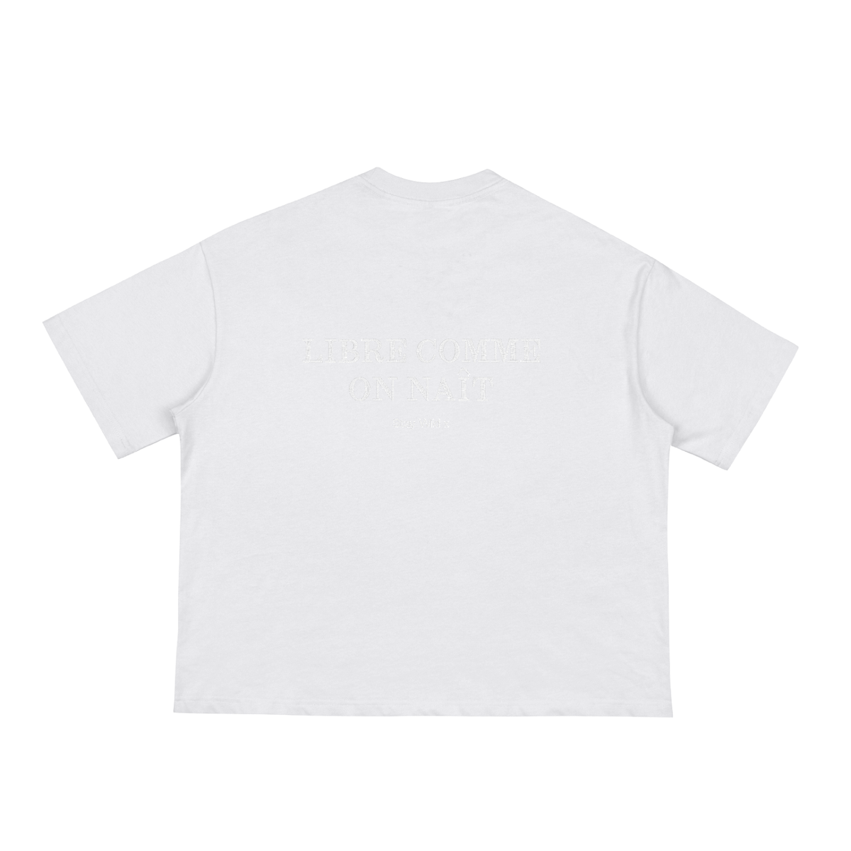 Boxy T-Shirt - Free As We Are Born