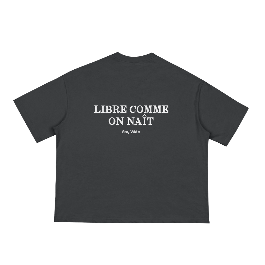 Boxy T-Shirt - Free As We Are Born
